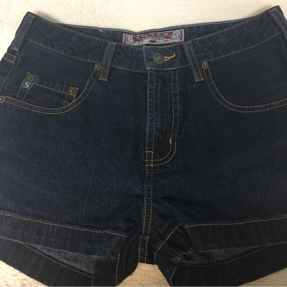 Silver Clothing Company Denim Black Wash Jean Shorts - Picture 2 of 5